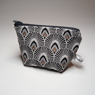 PORTE MONNAIE Valentin  Soufflet - Or et Noir