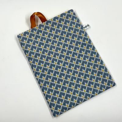 POCHETTE LIVRE Résé - Géométrique bleu
