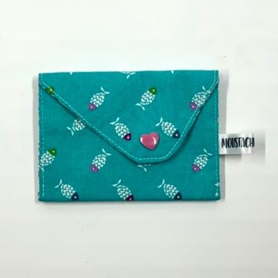PORTE MONNAIE Valentin (double face) - Fishes
