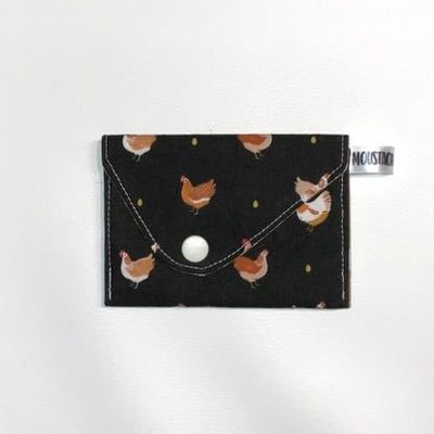 PORTE MONNAIE Valentin (double face) - Polly