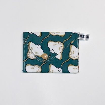 PORTE MONNAIE Valentin (double face) - Raie Thym/Camel