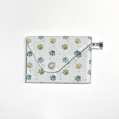 PORTE MONNAIE Valentin (double face) - Patoune jade