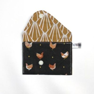 PORTE MONNAIE Valentin (double face) - Polly