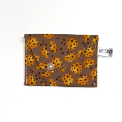 PORTE MONNAIE Valentin (double face) - Cookies chocolat