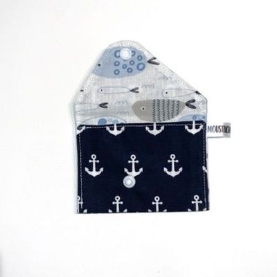PORTE MONNAIE Valentin (double face) - Anchor Party