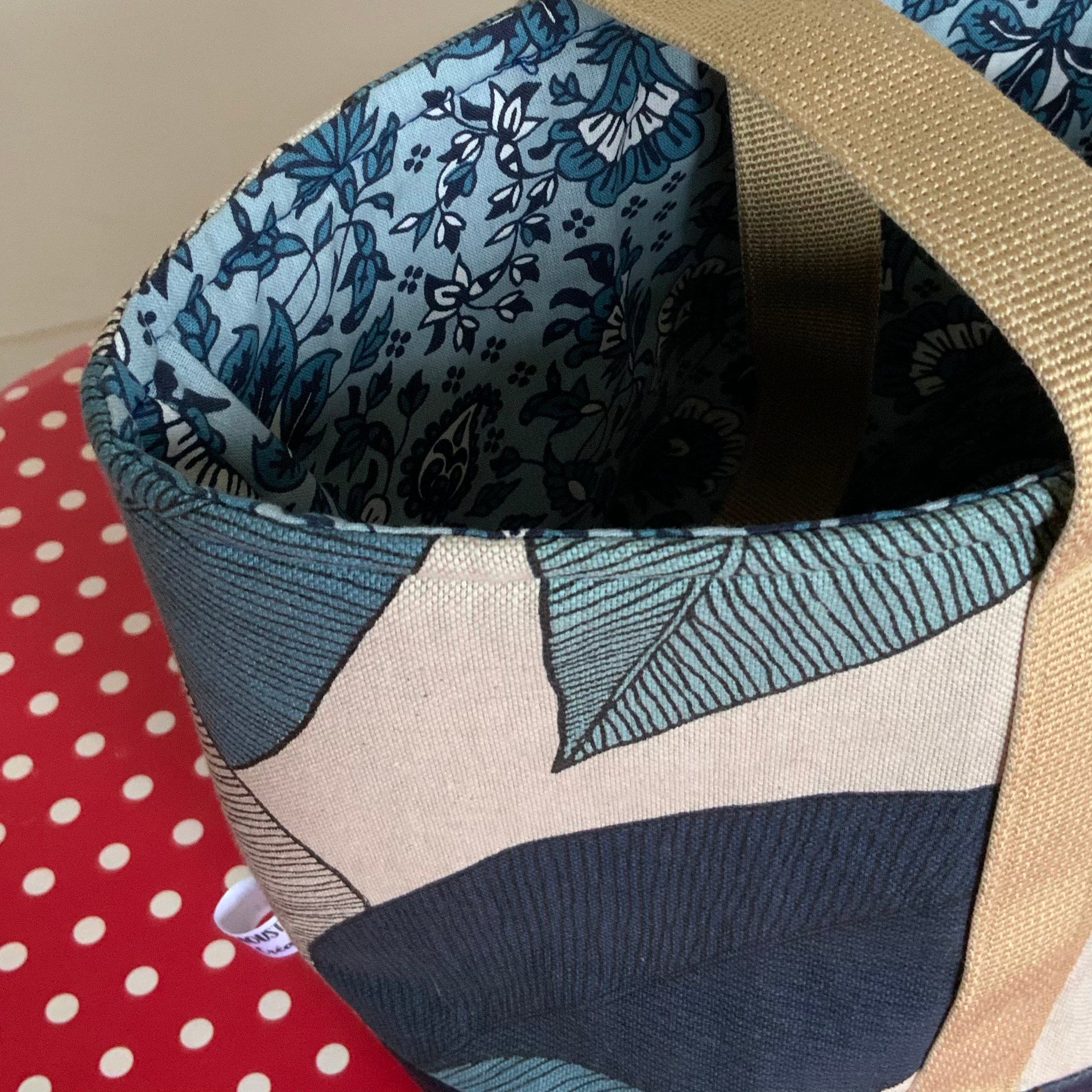 Sac Cabas AURELIE - Folia bleu