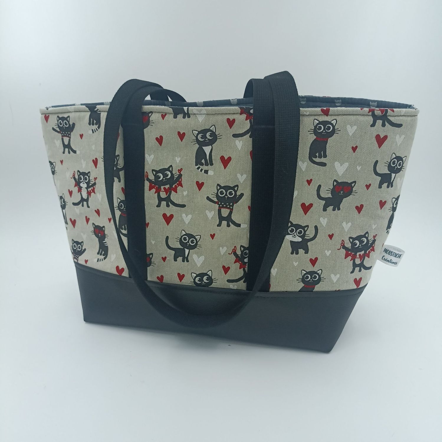 Sac Cabas AURELIE - Chat Love Sac Cabas AURELIE - Chat Love