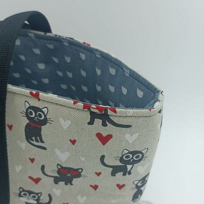 Sac Cabas AURELIE - Chat Love