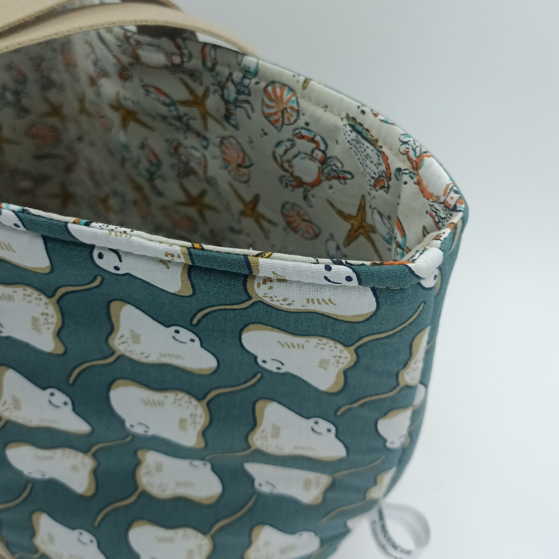 Sac Cabas AURELIE - Raie Thym/Camel