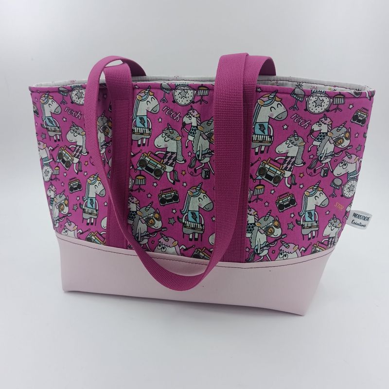Sac Cabas AURELIE - RockStar Rose Sac Cabas AURELIE - RockStar Rose