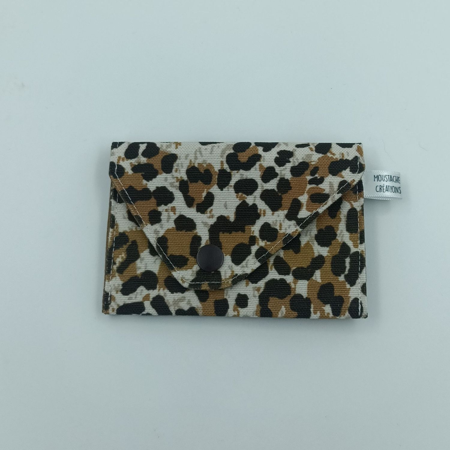 PORTE MONNAIE Valentin (double face) - Léopard