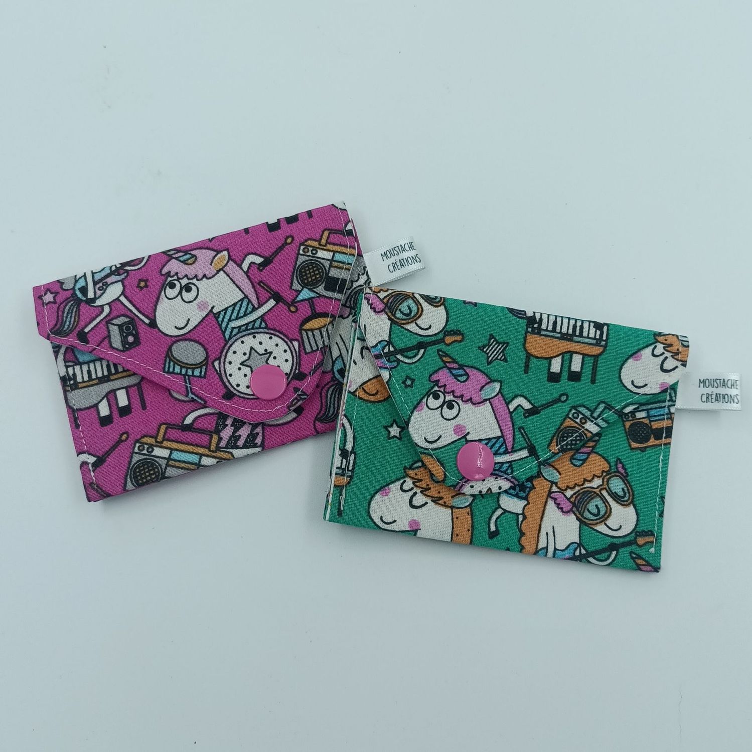 PORTE MONNAIE Valentin (double face) - Rockstar