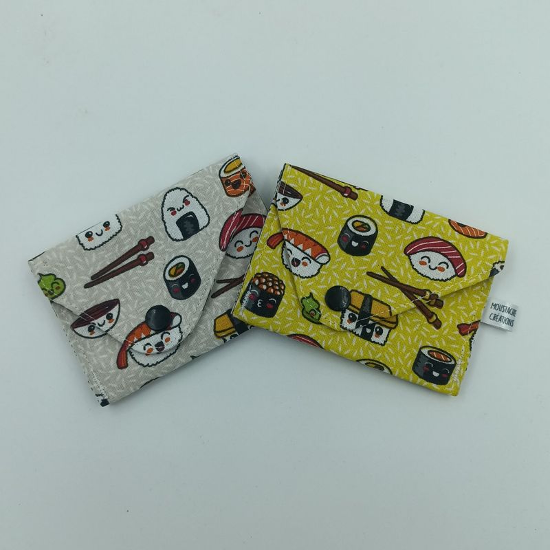 PORTE MONNAIE Valentin (double face) - Maki Kawaii PORTE MONNAIE Valentin (double face) - Maki Kawaii