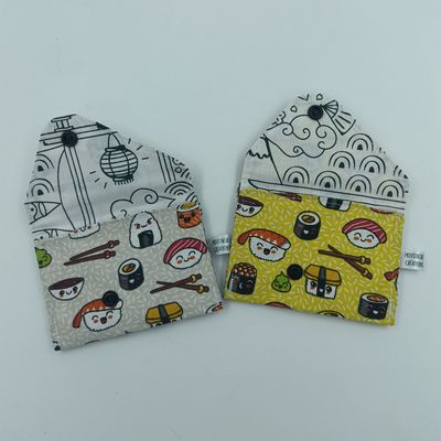 PORTE MONNAIE Valentin (double face) - Maki Kawaii