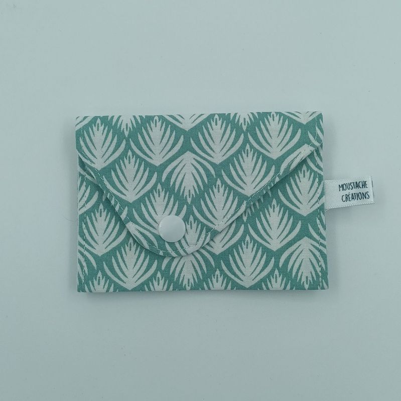 PORTE MONNAIE Valentin (double face) - Palmiers PORTE MONNAIE Valentin (double face) - Palmiers