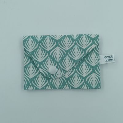 PORTE MONNAIE Valentin (double face) - Palmiers PORTE MONNAIE Valentin (double face) - Palmiers