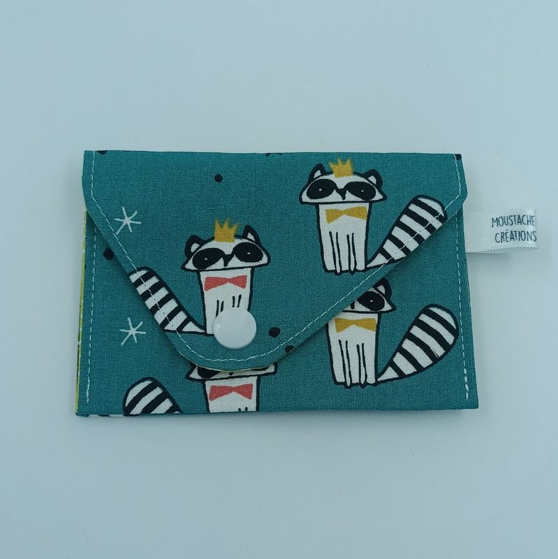 PORTE MONNAIE Valentin (double face) - Raton Laveur PORTE MONNAIE Valentin (double face) - Raton Laveur