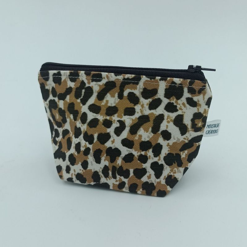 PORTE MONNAIE Valentin Soufflet - Léopard