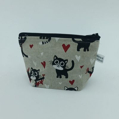 PORTE MONNAIE Valentin Soufflet - Chat Love