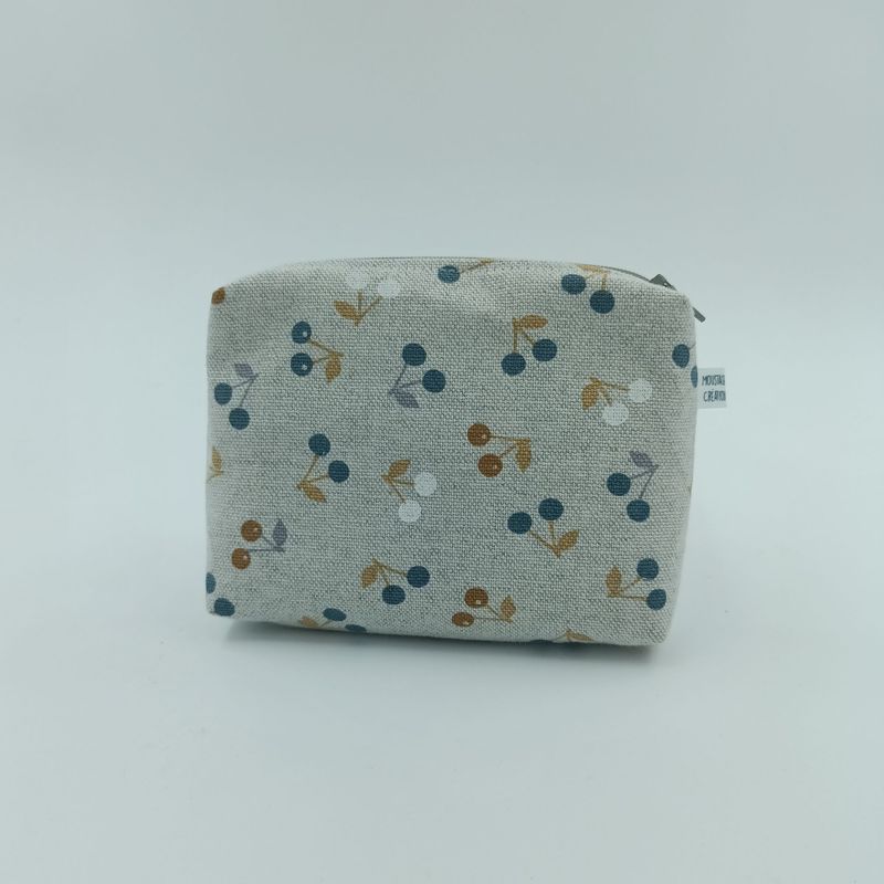 PORTE MONNAIE Eliane - Cerises bleues PORTE MONNAIE Eliane - Cerises bleues