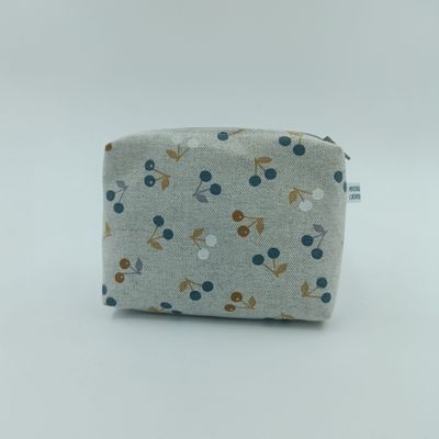 PORTE MONNAIE Eliane - Cerises bleues