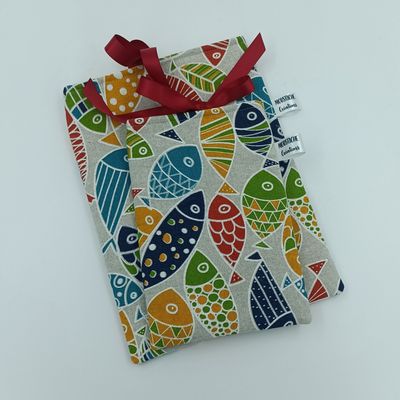 POCHETTE LIVRE Résé - Poissons multicolores POCHETTE LIVRE Résé - Poissons multicolores