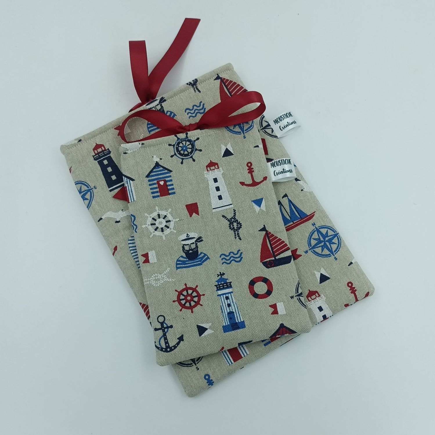 POCHETTE LIVRE Résé - Marin bleu/rouge POCHETTE LIVRE Résé - Marin bleu/rouge