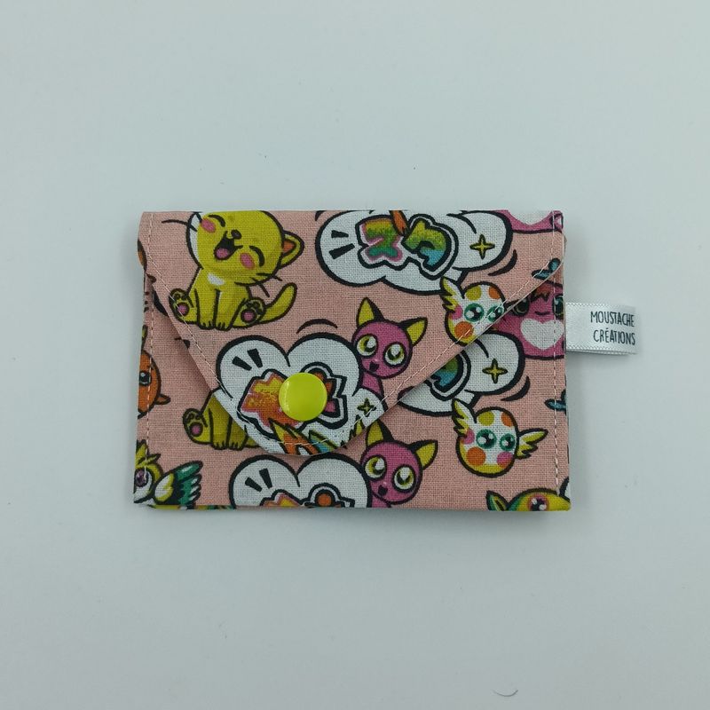 PORTE MONNAIE Valentin (double face) - Cartoon PORTE MONNAIE Valentin (double face) - Cartoon