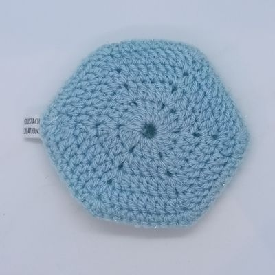 EPONGES LAVABLES Claudie - Menthe / Bleu Layette (08/3036)