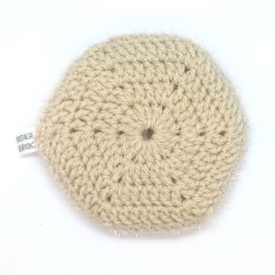 EPONGES LAVABLES Claudie - Lilas clair / Beige (20/3057)