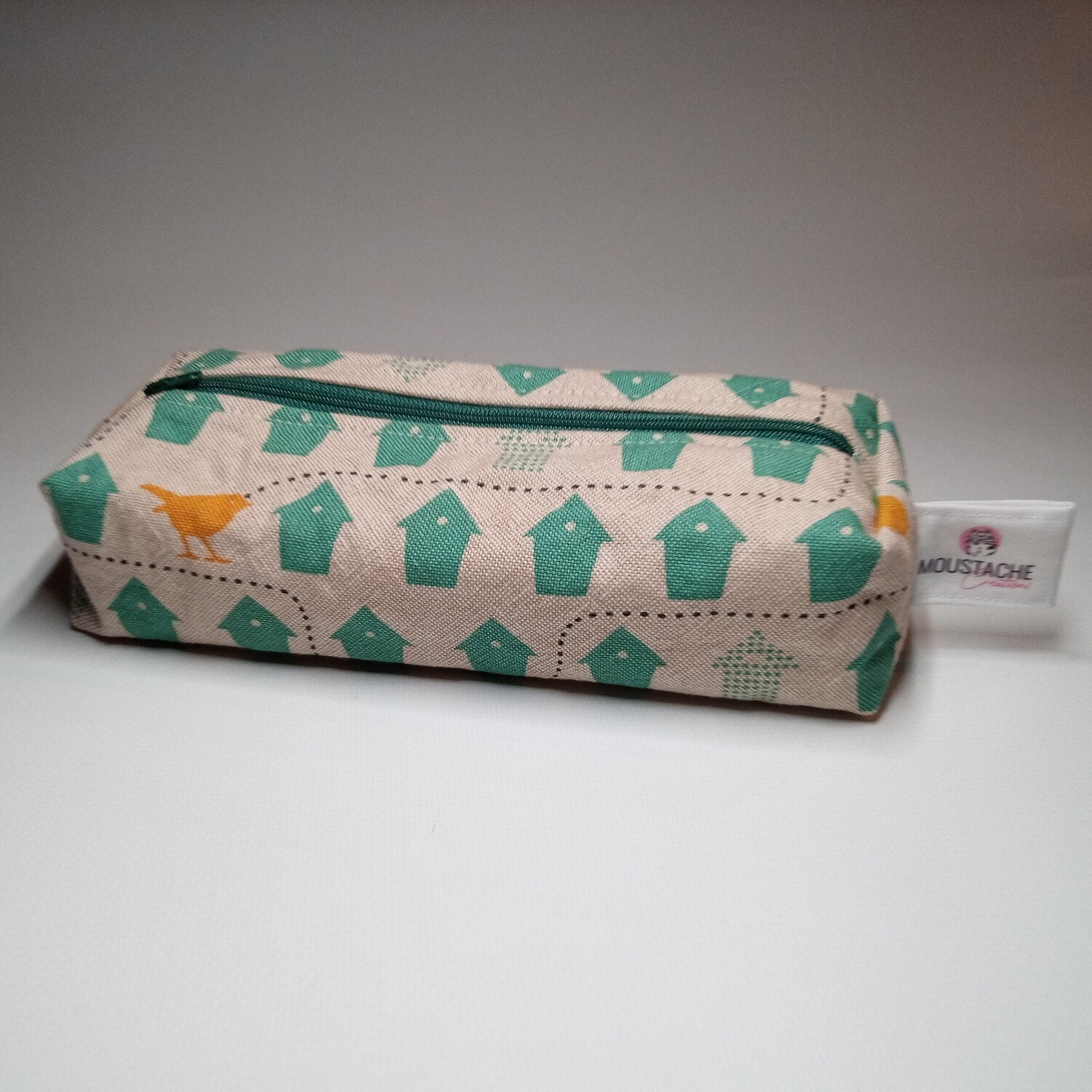 TROUSSE D'ECOLE Justine - Rikke Trousse d'école en tissu fait main Justine par Moustache Créations