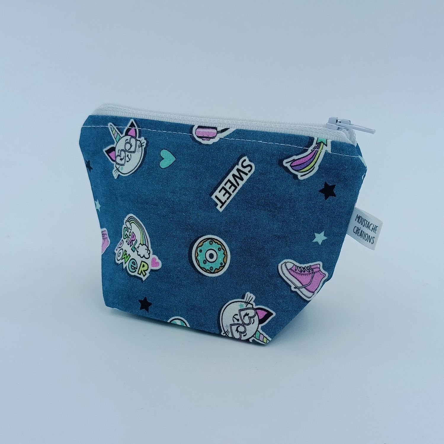 PORTE MONNAIE Valentin Soufflet - Kawaii bleu PORTE MONNAIE Valentin Soufflet - Kawaii bleu