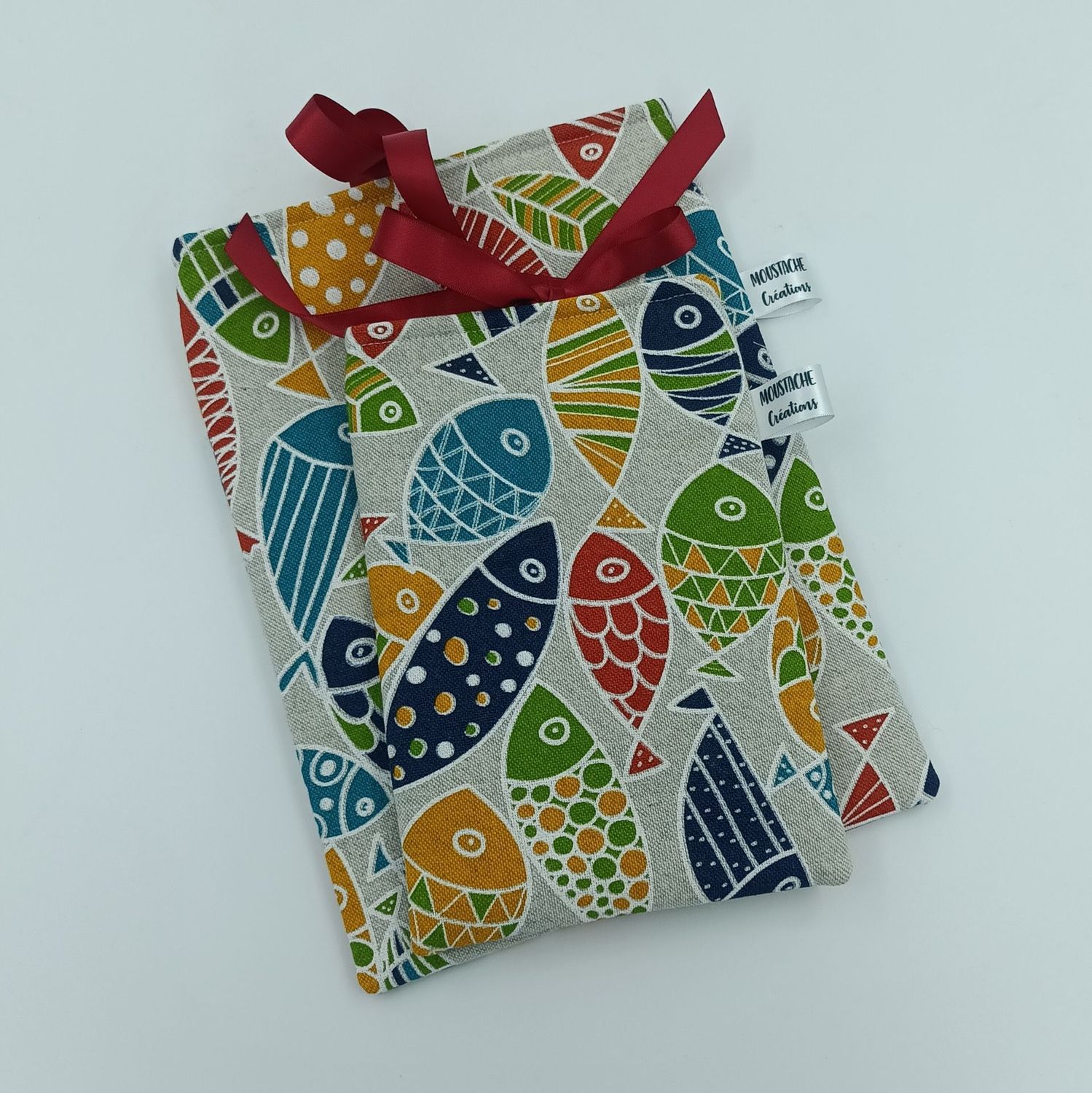 POCHETTE LIVRE Résé - Poissons multicolores POCHETTE LIVRE Résé - Poissons multicolores