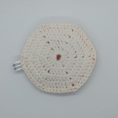 EPONGES LAVABLES Claudie - Orange / Blanc (21/0501)