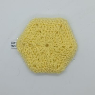 EPONGES LAVABLES Claudie - Blanc Irisé / Poussin (13/0501)