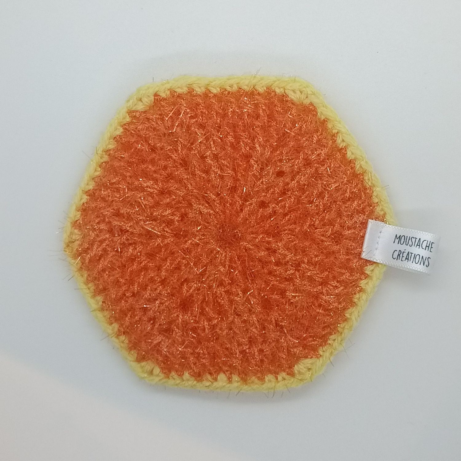 EPONGES LAVABLES Claudie - Orange / Poussin (21/0030)