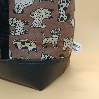 Sac Cabas AURELIE - Dog Wildlife Art