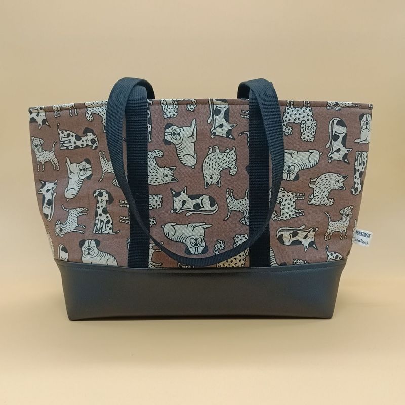 Sac Cabas AURELIE - Dog Wildlife Art
