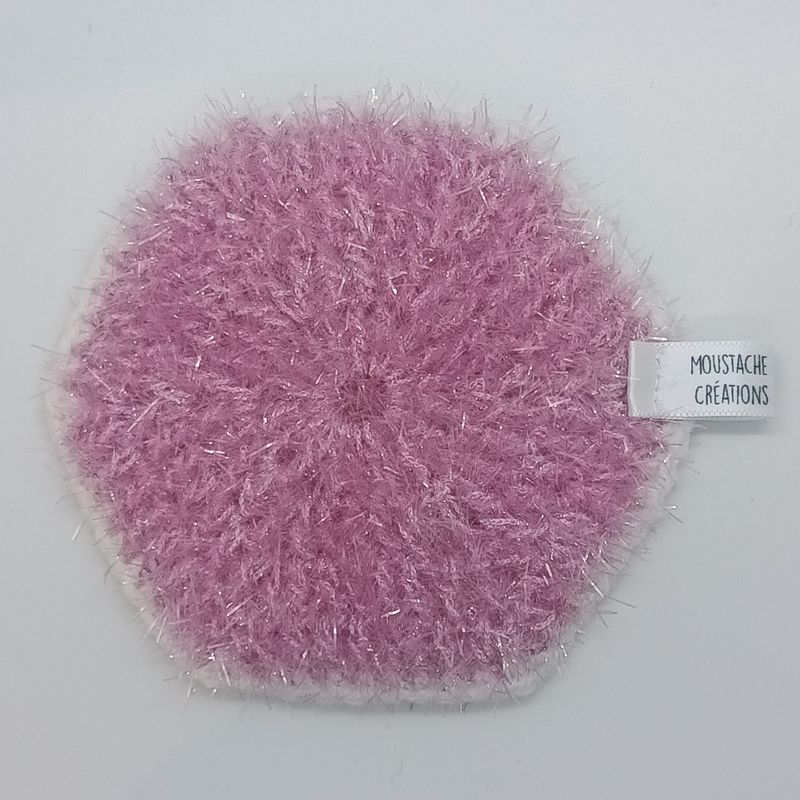 EPONGES LAVABLES Claudie - Lilas clair / Blanc (20/0501)