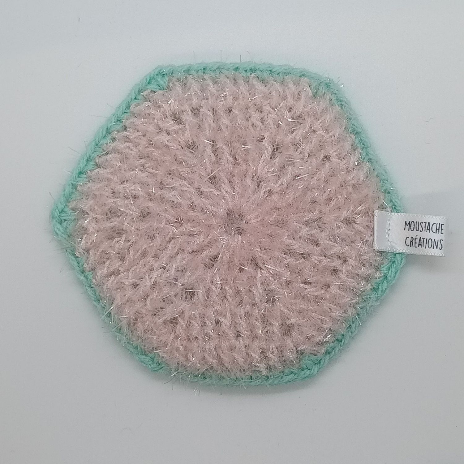 EPONGES LAVABLES Claudie - Rose / Menthe (03/3033) EPONGES LAVABLES Claudie - Rose / Menthe (03/3033)