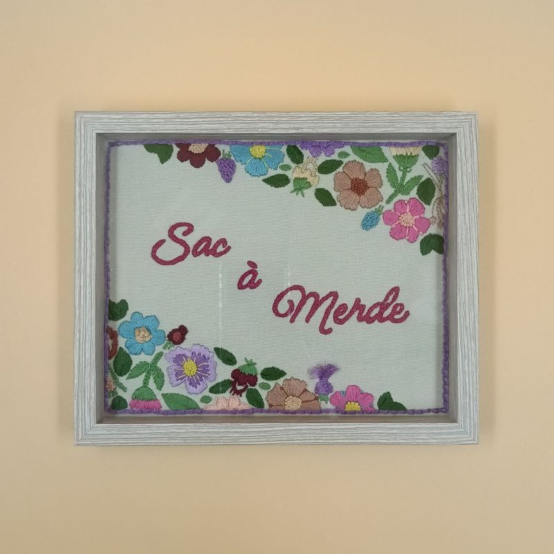 BRODERIE INSOLENTE Raymonde - Sac à Merde BRODERIE INSOLENTE Raymonde - Sac à Merde