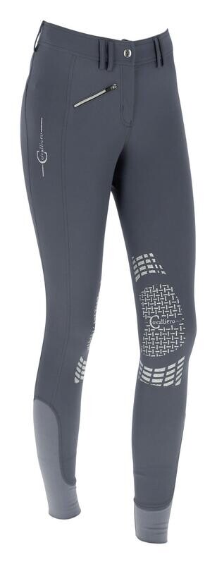 Reithose Bali mit Kniebesatz Kinder grau