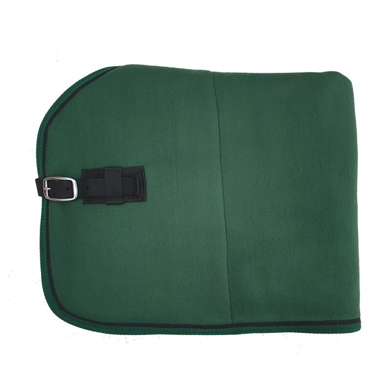 Fleecedecke "Contest" dunkelgrün