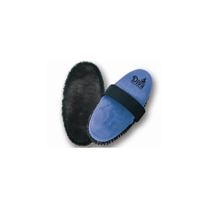 Kardätsche "Diva mit Lammfellkissen"