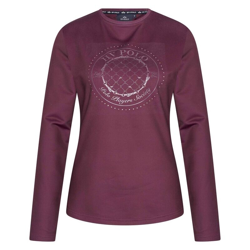 Langarmshirt Lindsey dark berry