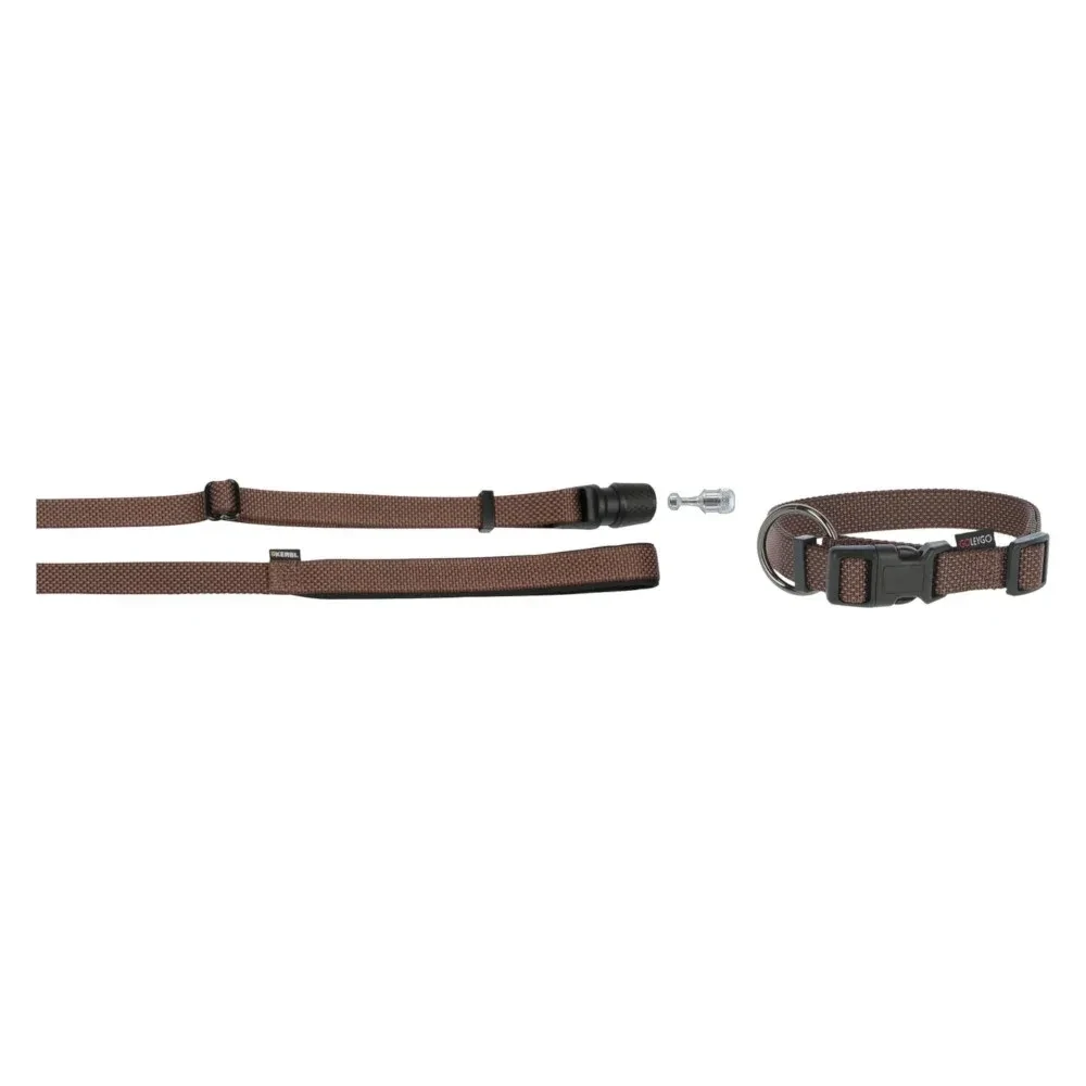 Set Führleine + Halsband Flat Größe: S (GoLeyGo set)