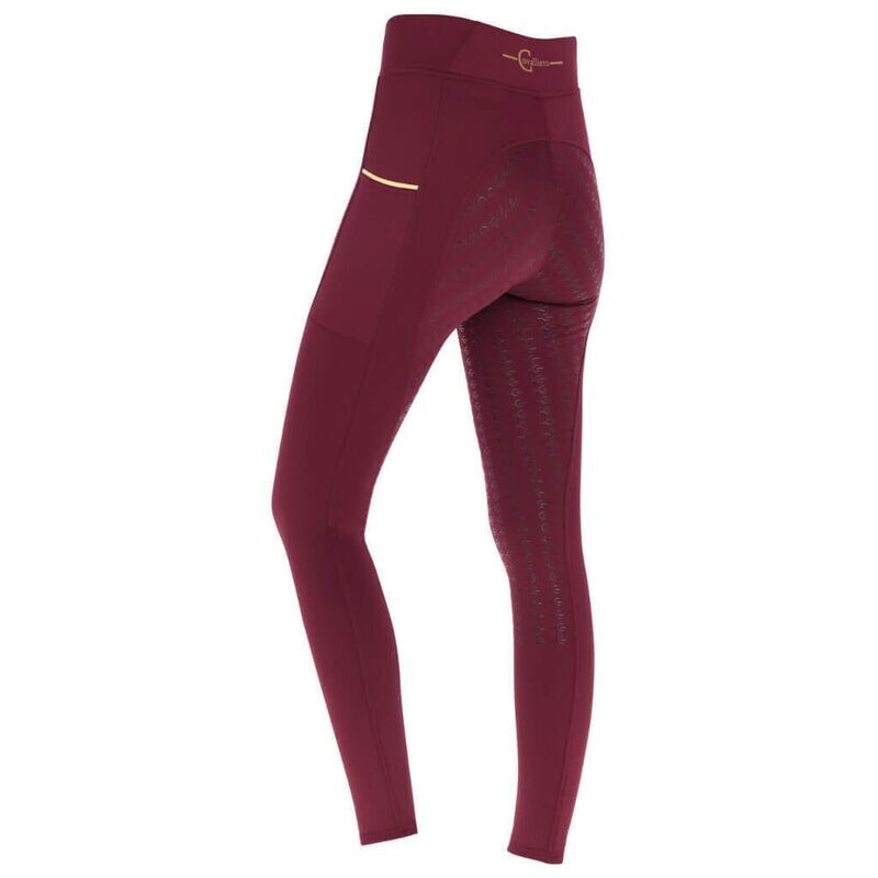 Winter Reitleggins gefüttert merlot