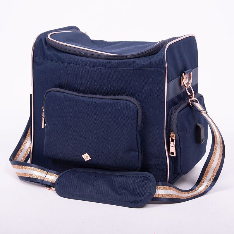 Putztasche Shimmer & Shine navy / rosegold