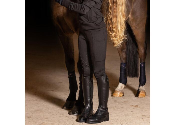 Reitlegging Tessy Winter Kids black Reitlegging Tessy Winter Kids black