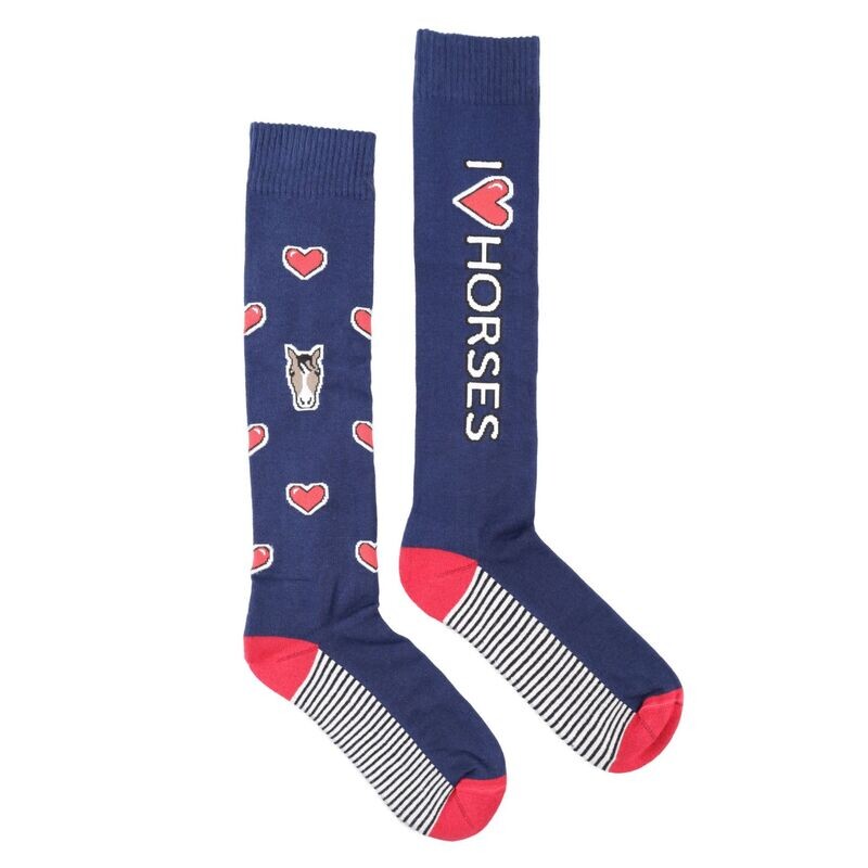 Socken Happy Pair I Love horses